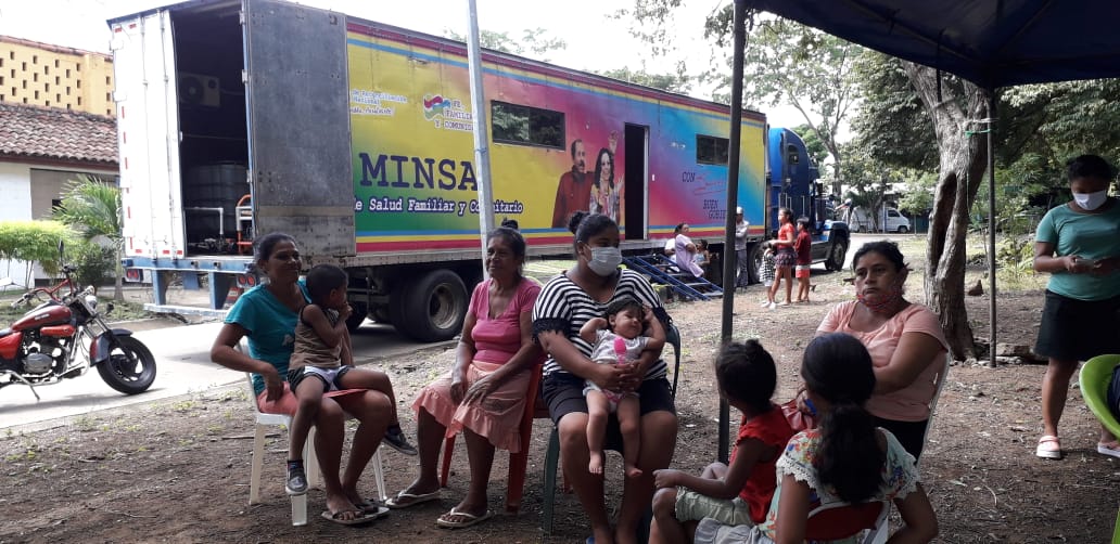 Clínicas móviles llegan a la comarca Cruz del Paraíso en Managua