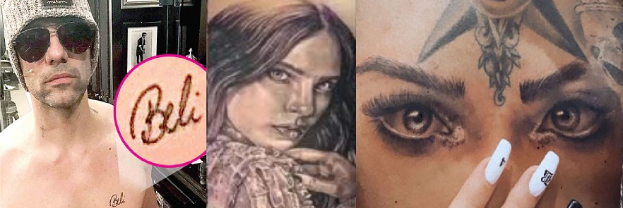 ¿Por qué Belinda marca a sus novios con un tatuaje?