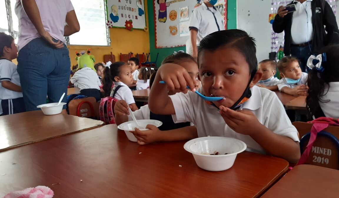 Nicaragua garantiza merienda escolar desde primer día de clases