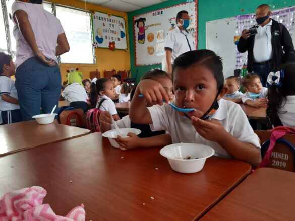 Nicaragua garantiza merienda escolar desde primer día de clases