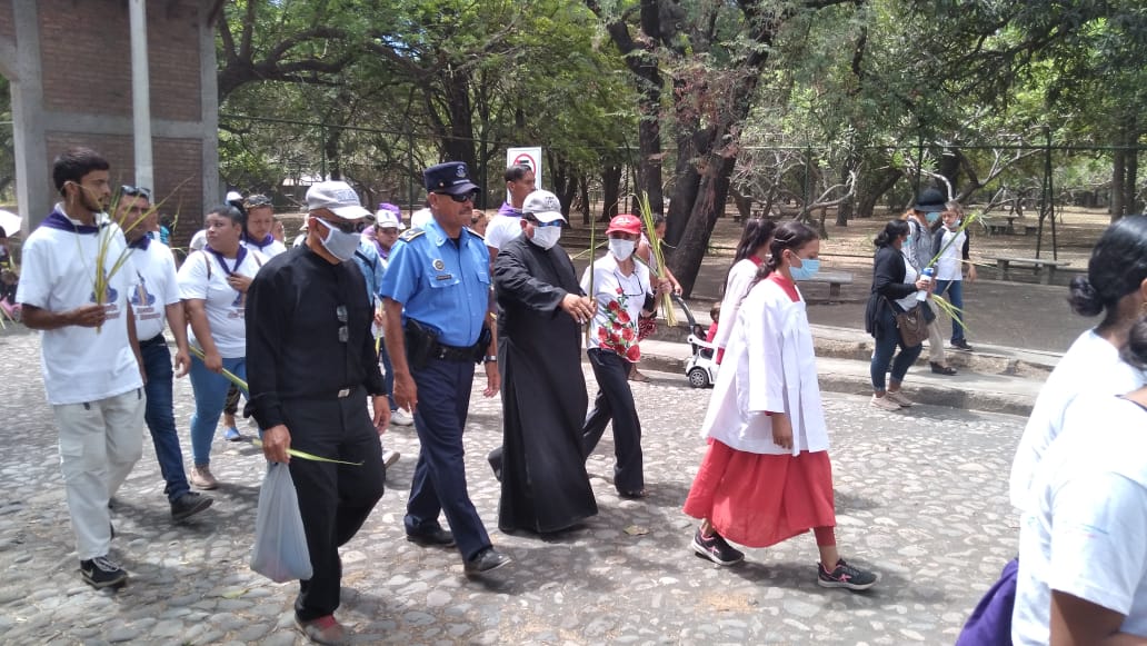 Comunidad de Momotombo inicia Semana Santa con fervor religiosidad
