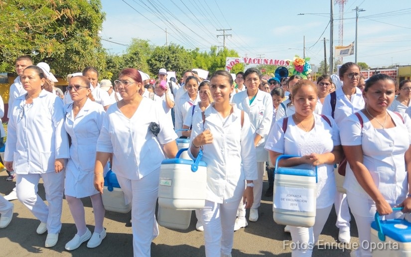 Nicaragua con más del 100% de cumplimiento en la Jornada Nacional de Vacunación