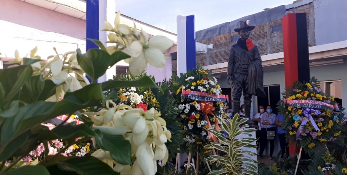 Carazo conmemora el 126 aniversario del natalicio del General Sandino