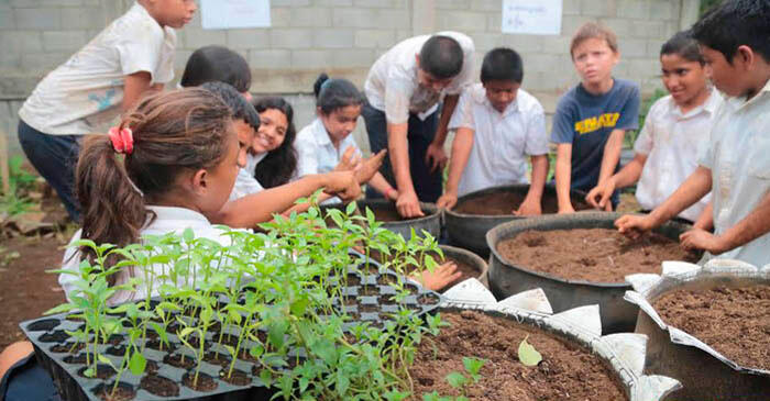 Establecen huertos escolares en todas las escuelas públicas de Nicaragua