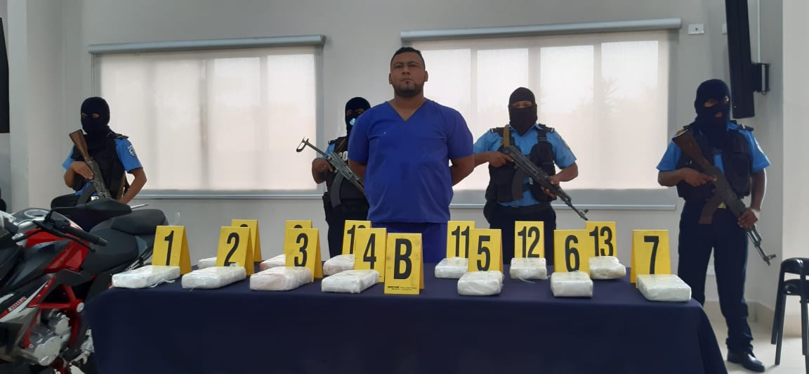 Managua: Incautan 13 kilos de cocaína en una vivienda de carretera sur
