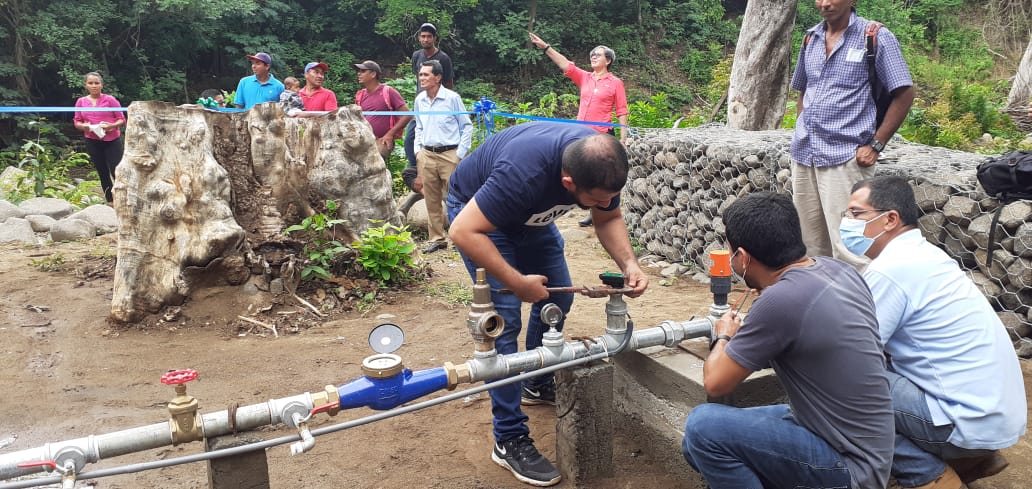 Comunidad Aguas Calientes en Carazo inauguran pozo de agua potable