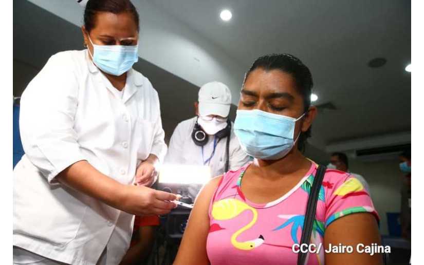 Continúa proceso de Vacunación Voluntaria contra la Covid-19 en Nicaragua