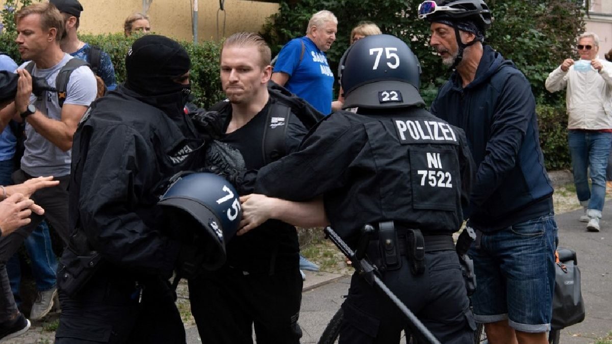 Más de 600 detenidos y varios policías heridos por manifestaciones en Alemania