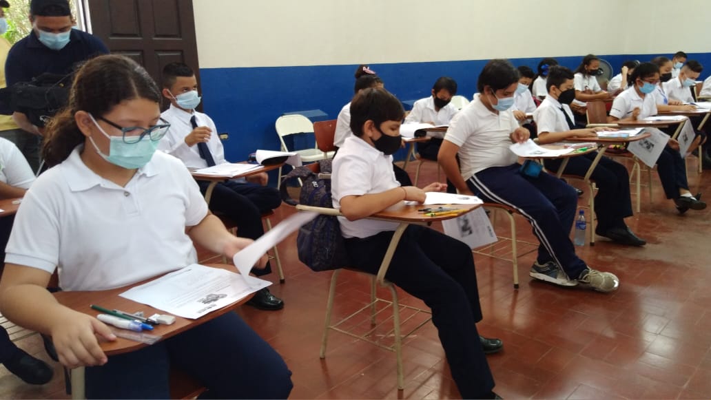 30 estudiantes de primaria participan en Certamen del Mejor Alumno en Managua