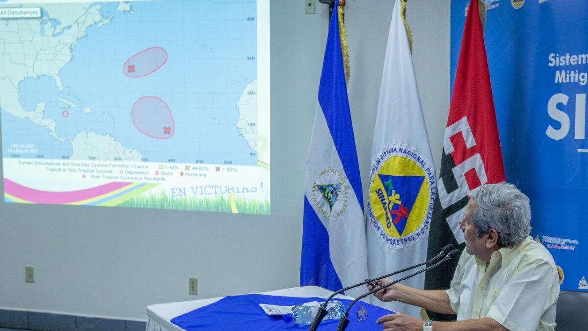 Nicaragua continúa en vigilancia permanente ante fenómenos naturales