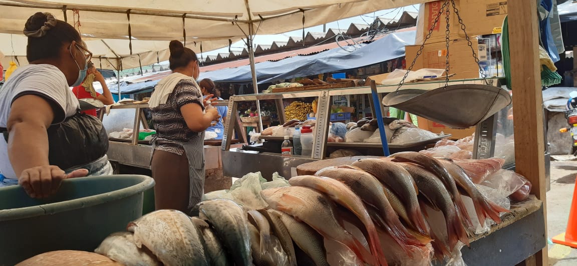 Precios de mariscos estables en el mercado Israel Lewites