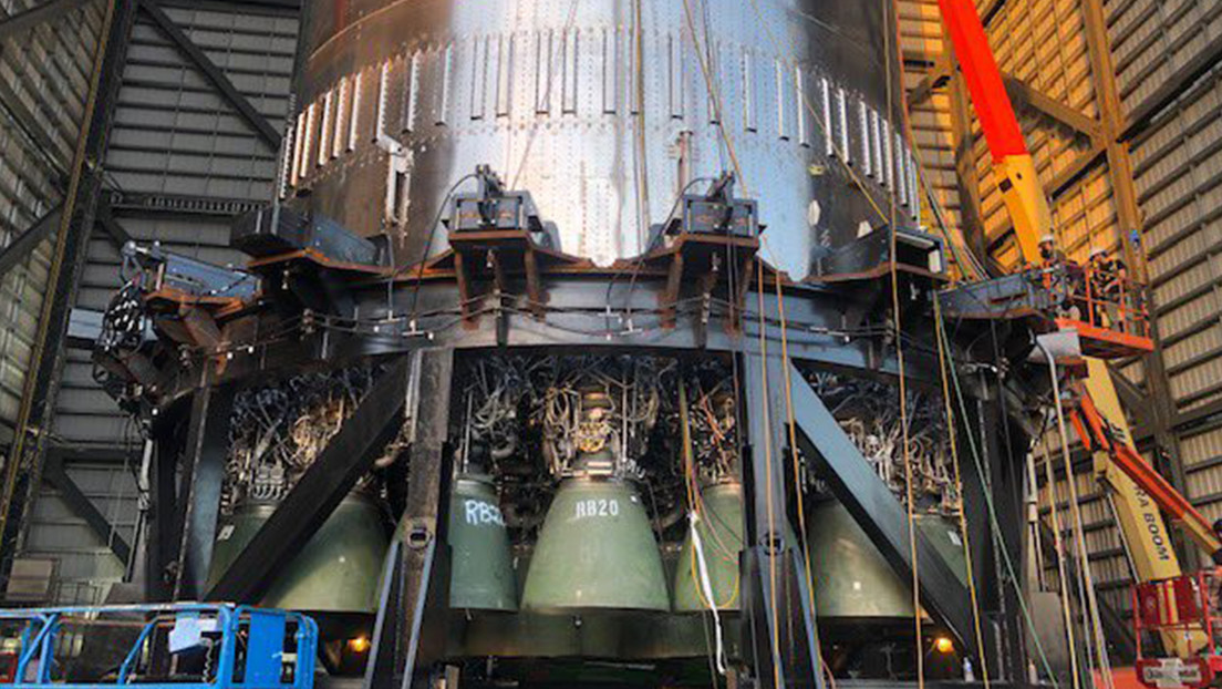 Presentan primeras imágenes de Starship, el cohete más grande de SpaceX