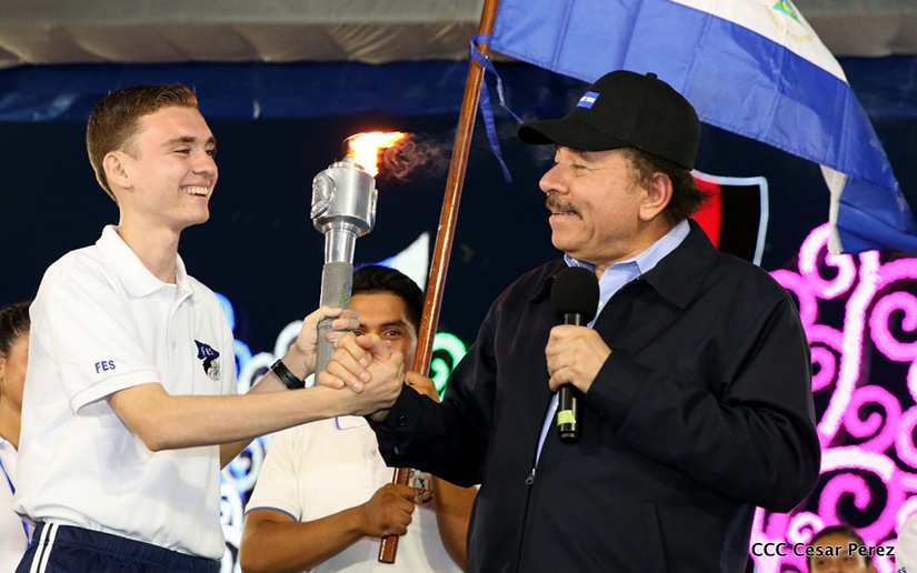 Presidente de Nicaragua recibirá Antorcha Centroamericana este 11 de septiembre