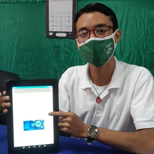 Estudiante crea aplicación móvil que brinda información sobre la Covid-19 en Managua