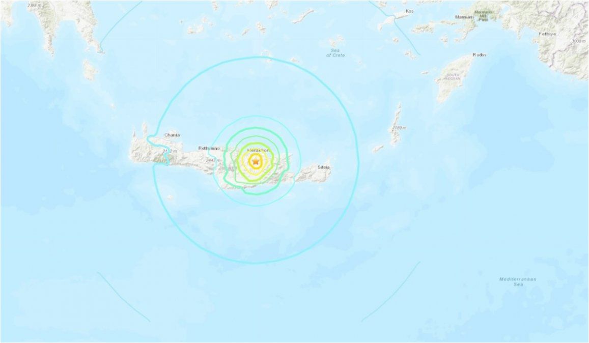 Grecia: fuerte sismo sacude el noroeste de Thrapsanó