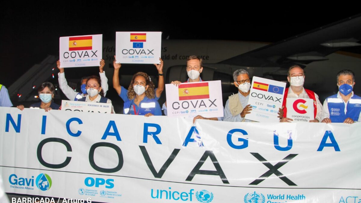 Nicaragua: llega casi a medio millón de vacunas anticovid-19 donadas por España