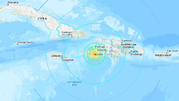 Reportan sismo de magnitud 4,0 en el sur de Haití
