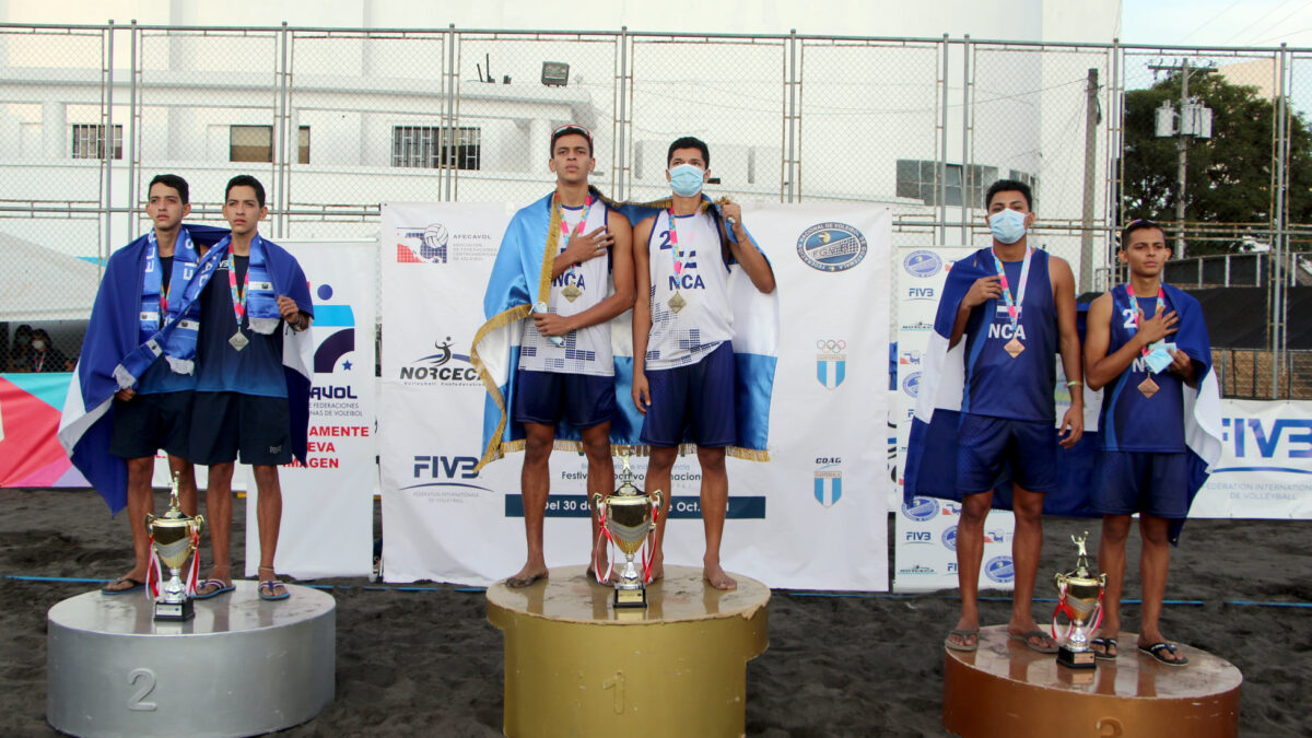 Nicaragua gana oro y bronce en el Campeonato Sub-21 de Voleibol de Playa