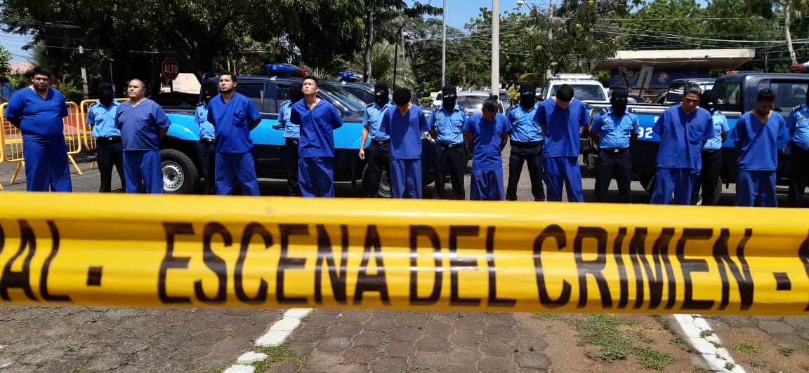 56 presuntos delincuentes detenidos en la última semana en Nicaragua