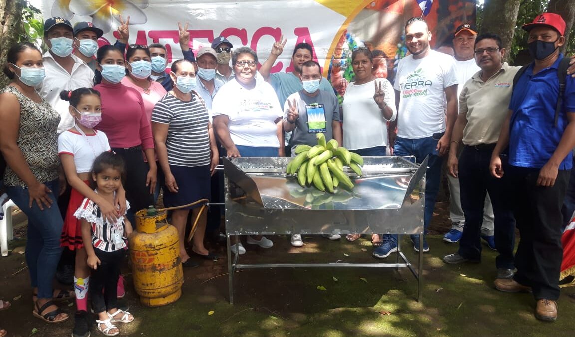 Entregan infraestructura y equipamiento a productores de plátano en Chinandega