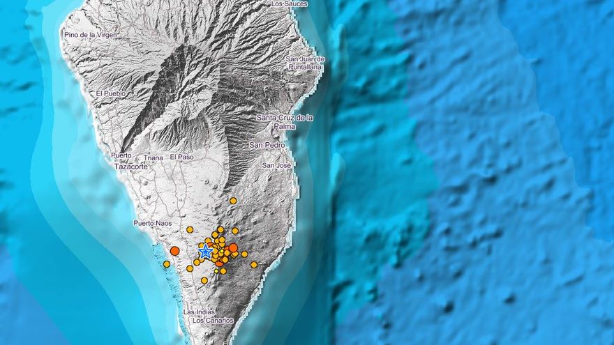 Sismo de magnitud 4,3 se registra en el volcán La Palma