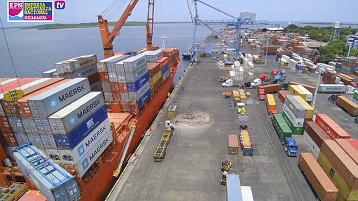 Más de 124 mil toneladas de carga fueron atendidas en puertos nicaragüenses