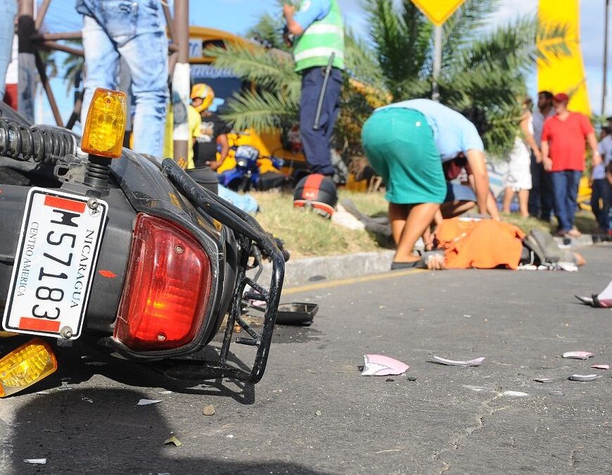 Incrementan muertos y lesionados por accidentes de tránsito en Nicaragua