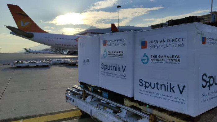 Rusia envía nuevo lote de vacunas Sputnik V a Venezuela