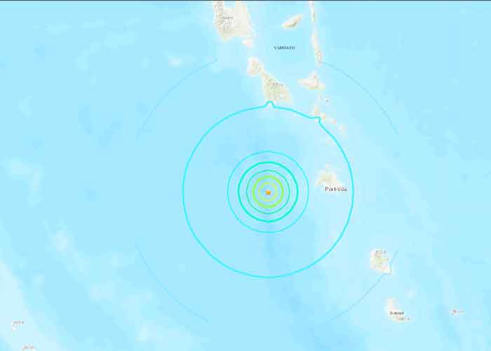 Terremoto de magnitud 7,2 se registra junto al archipiélago de Vanuatu