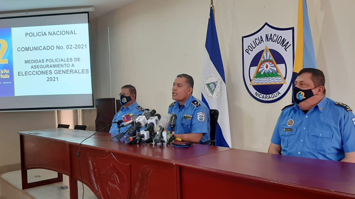 Policía Nacional da a conocer medidas de seguridad para el proceso electoral