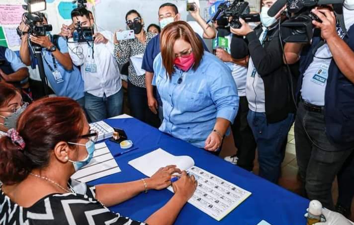 Presidenta del CSE Brenda Rocha destaca paz en comicios de Nicaragua