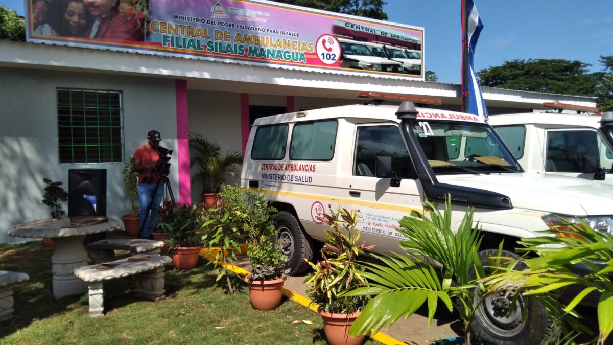 Inauguran Central de Ambulancias en el distrito VI y VII de Managua