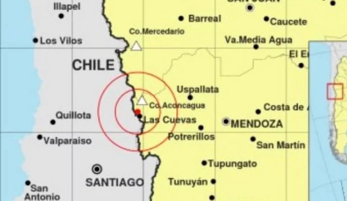 Terremoto de magnitud 5,8 sacude la provincia argentina de Mendoza