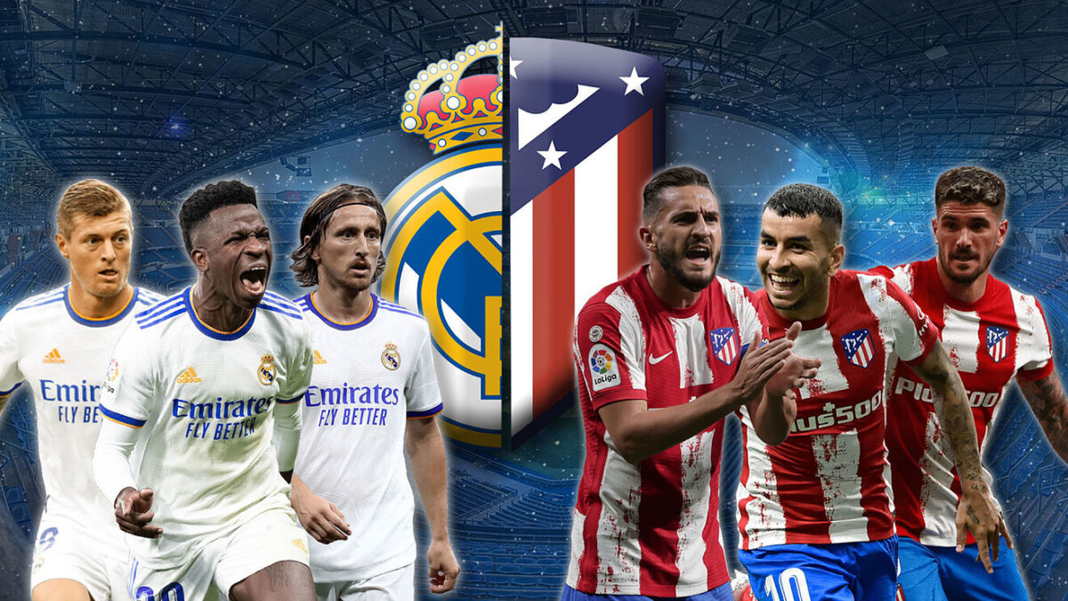 Real Madrid y Atlético con alineaciones oficiales para el derbi madrileño