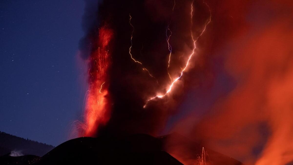 Más de 300 terremotos se registran al día en el volcán de La Palma