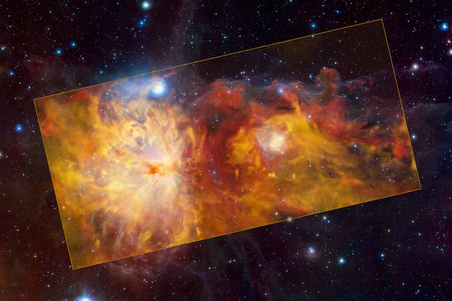 Constelación de «Orión» ha sido captada por un equipo de astrónomos
