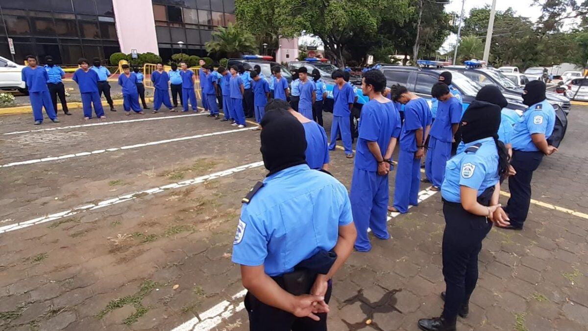 Tras las rejas 74 presuntos delincuentes en Nicaragua