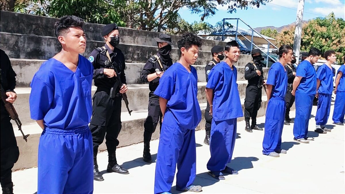 Siete delincuentes fueron detenidos por varios delitos en Nueva Segovia