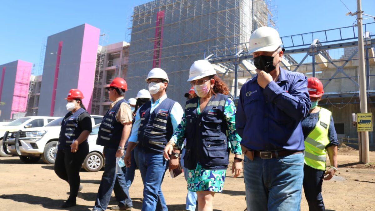 Nuevo hospital escuela en León presenta un 82% de construcción