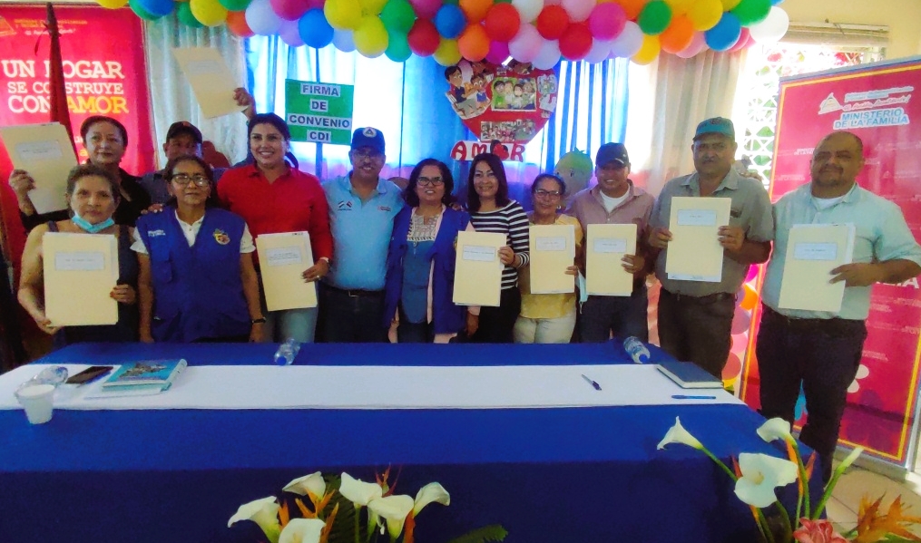 Mifam firma convenio de subvención para CDI en Nueva Segovia