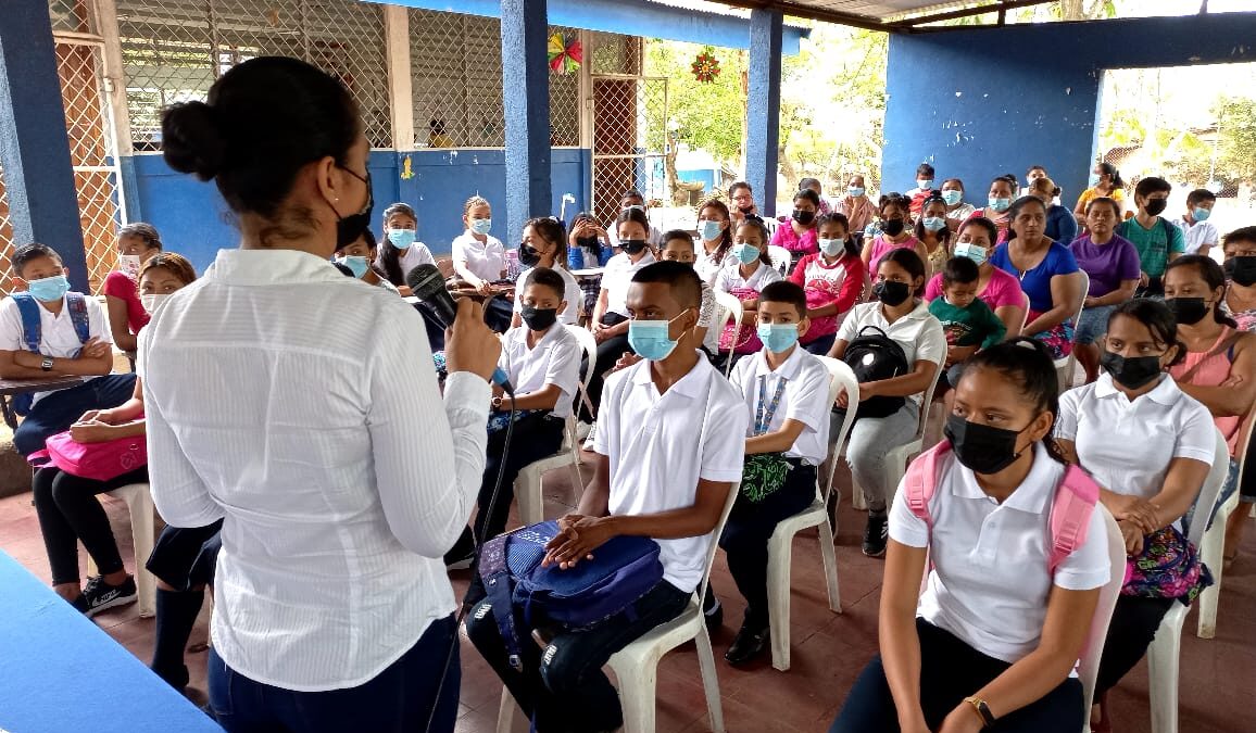 Centro educativo María Ángeles Dubón en Chinandega, inician el Ciclo Escolar 2022