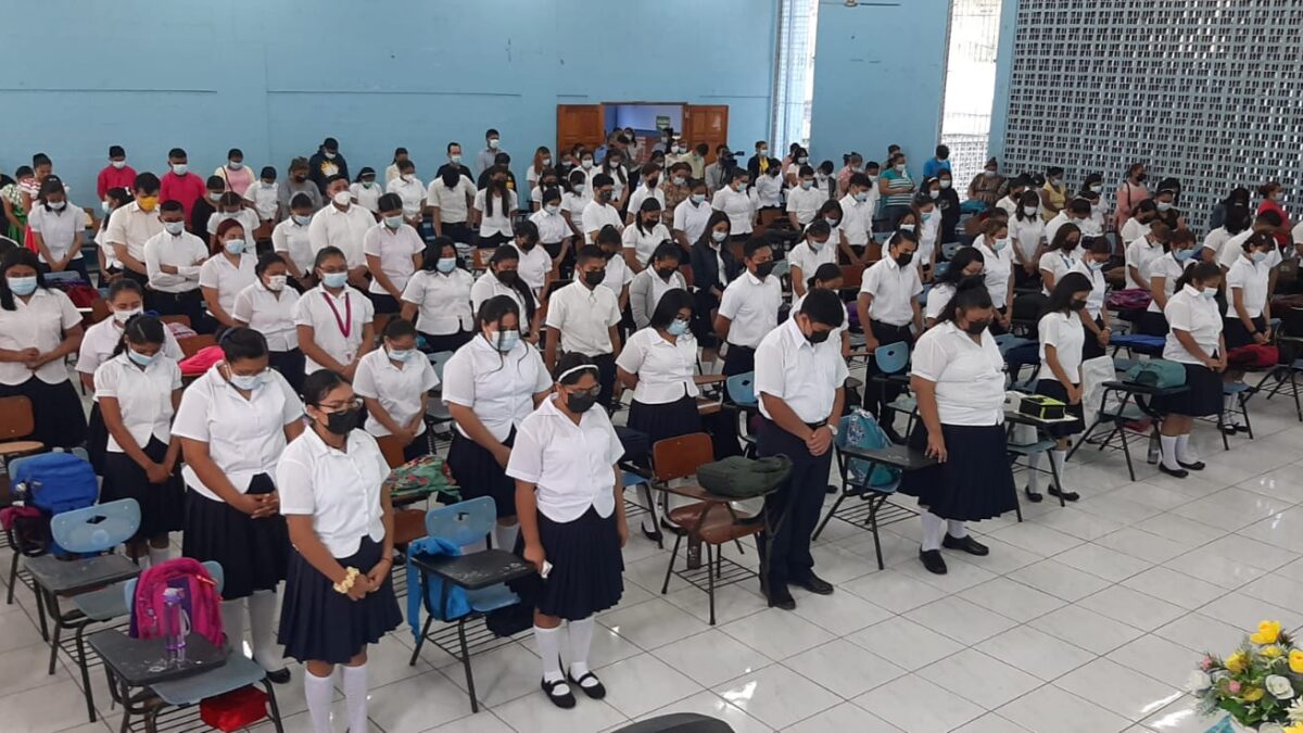 Inicia el Ciclo Escolar 2022 en la Escuela Normal Alesio Blandón