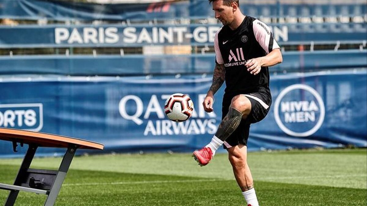 Messi vuelve a los entrenamientos en el PSG tras superar el Coronavirus