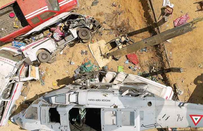 Caída de un helicóptero provoca la muerte de un policía en California
