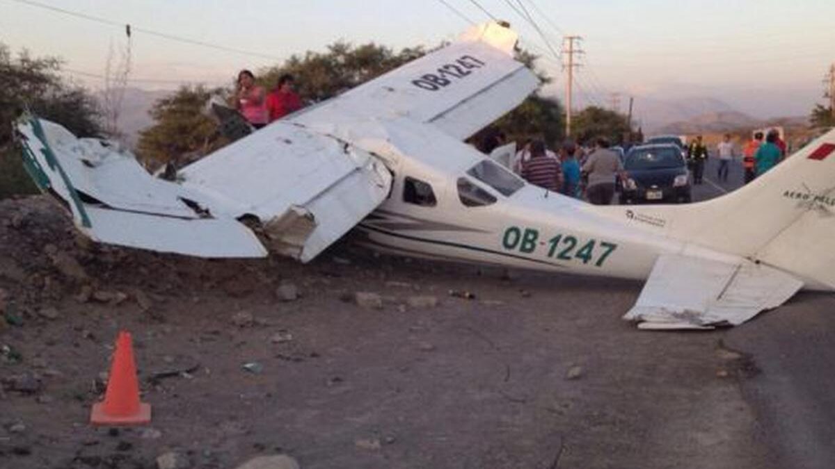 Caída de una avioneta deja 6 personas fallecidos en Perú