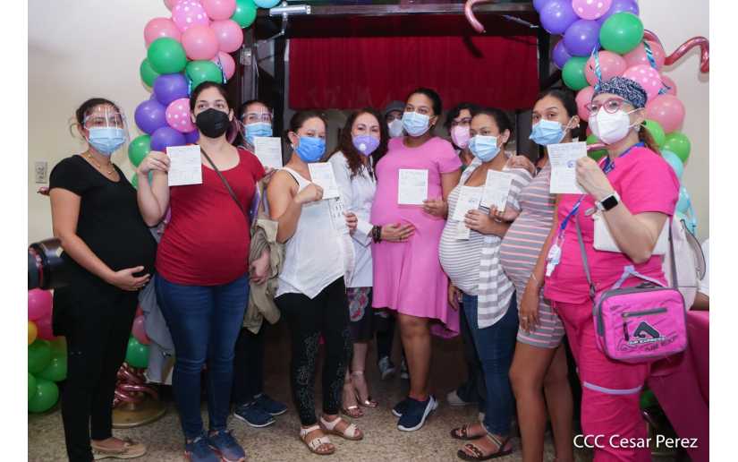 Casi el 90% de embarazadas vacunadas contra la Covid-19 en Nicaragua