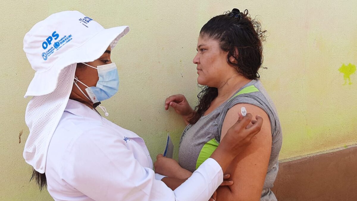 Mateare: pobladores cumplen con esquema de vacunación contra la Covid-19
