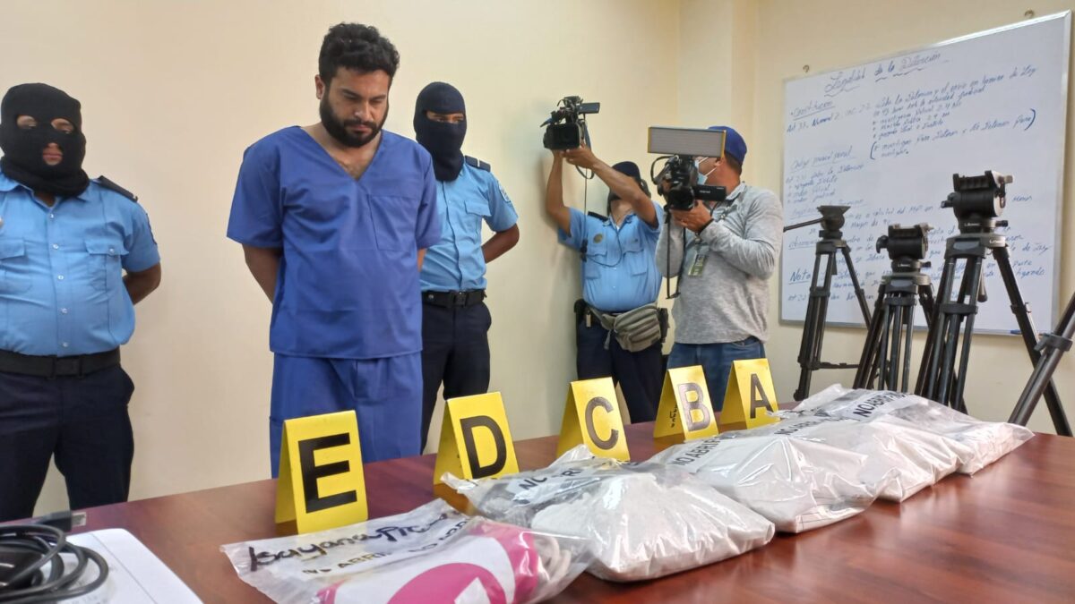 Capturan a sujeto con más de 3 kilos de cocaína en Managua