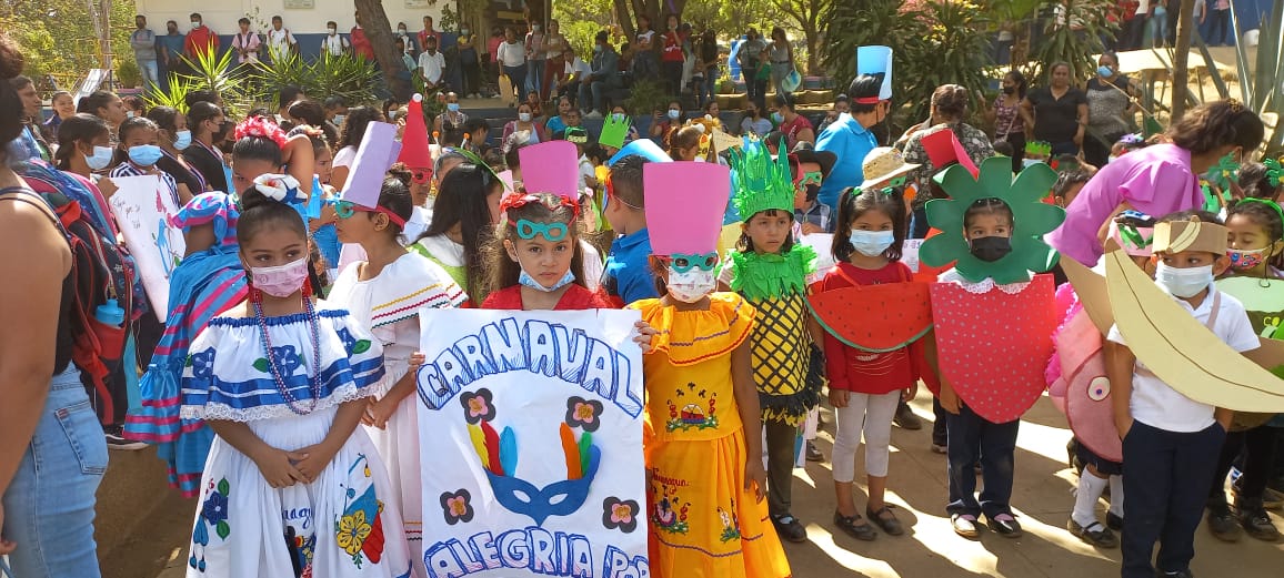 Organizan Carnaval de Alegría por la Vida en el Colegio Chiquilistagua