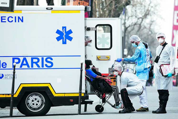 Francia reporta 21 mil 72 personas hospitalizadas por la Covid-19